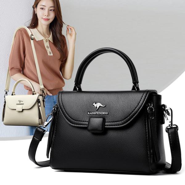 Luxury Designer Fashion High Quality Leather Kangaroo Handbag